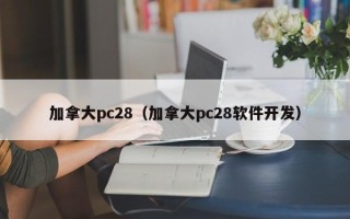 加拿大pc28（加拿大pc28软件开发）