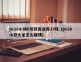 pc28小双0号开完会开27吗（pc28小双大单怎么赚钱）