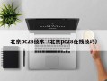 北京pc28技术（北京pc28在线技巧）