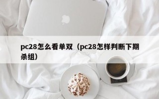 pc28怎么看单双（pc28怎样判断下期杀组）