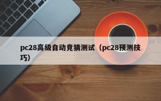 pc28高级自动竞猜测试（pc28预测技巧）