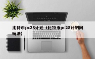 比特币pc28计划（比特币pc28计划网玩法）