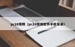 pc28预则（pc28预测软件手机安卓）