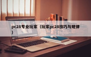 pc28专业玩家（玩家pc28技巧与规律）