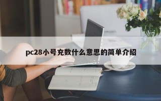 pc28小号充数什么意思的简单介绍