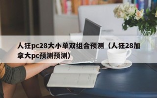 人狂pc28大小单双组合预测（人狂28加拿大pc预测预测）