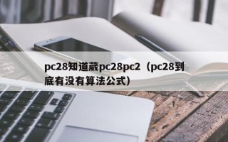 pc28知道葳pc28pc2（pc28到底有没有算法公式）