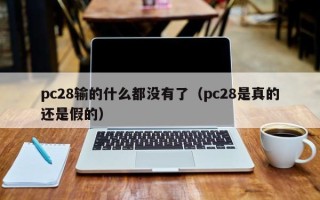 pc28输的什么都没有了（pc28是真的还是假的）