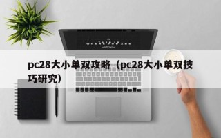 pc28大小单双攻略（pc28大小单双技巧研究）