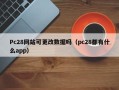 Pc28网站可更改数据吗（pc28都有什么app）