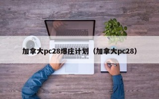 加拿大pc28爆庄计划（加拿大pc28）