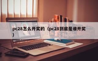 pc28怎么开奖的（pc28到底是谁开奖）