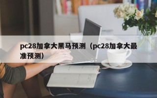 pc28加拿大黑马预测（pc28加拿大最准预测）