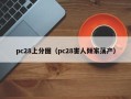 pc28上分图（pc28害人倾家荡产）