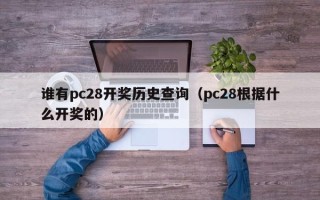 谁有pc28开奖历史查询（pc28根据什么开奖的）