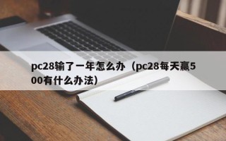 pc28输了一年怎么办（pc28每天赢500有什么办法）