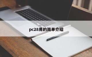 pc28用的简单介绍