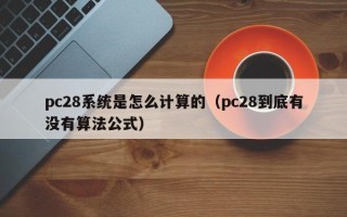 pc28系统是怎么计算的（pc28到底有没有算法公式）