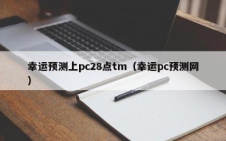 幸运预测上pc28点tm（幸运pc预测网）