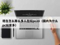 现在怎么那么多人在玩pc28（国内为什么pc玩家多）