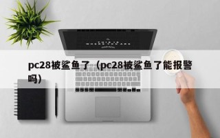 pc28被鲨鱼了（pc28被鲨鱼了能报警吗）