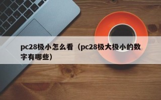 pc28极小怎么看（pc28极大极小的数字有哪些）