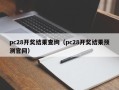 pc28开奖结果查绚（pc28开奖结果预测官网）