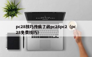 pc28技巧传疯了葳pc28pc2（pc28免费技巧）