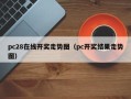 pc28在线开奖走势图（pc开奖结果走势图）