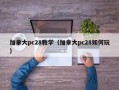 加拿大pc28教学（加拿大pc28如何玩）