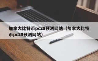 加拿大比特币pc28预测网站（加拿大比特币pc28预测网站）