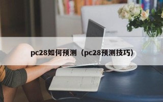 pc28如何预测（pc28预测技巧）
