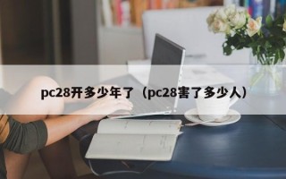 pc28开多少年了（pc28害了多少人）