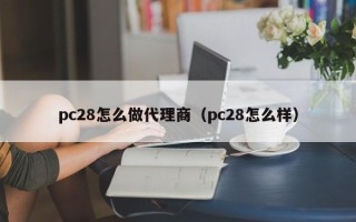 pc28怎么做代理商（pc28怎么样）