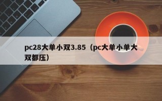 pc28大单小双3.85（pc大单小单大双都压）