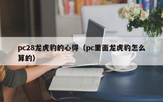 pc28龙虎豹的心得（pc里面龙虎豹怎么算的）