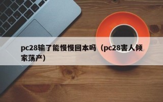 pc28输了能慢慢回本吗（pc28害人倾家荡产）