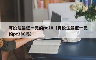 有投注最低一元的pc28（有投注最低一元的pc280吗）