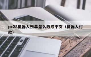 pc28机器人账单怎么改成中文（机器人付款）