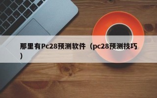 那里有Pc28预测软件（pc28预测技巧）