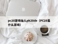 pc28游戏仙人pk28de（PC28是什么游戏）