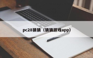 pc28猜猜（猜猜游戏app）