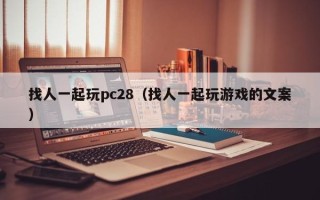 找人一起玩pc28（找人一起玩游戏的文案）