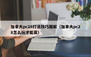 加拿大pc28打法技巧图解（加拿大pc28怎么玩才能赢）