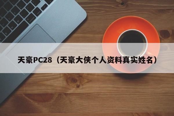 天豪PC28（天豪大侠个人资料真实姓名）-第1张图片-pc28