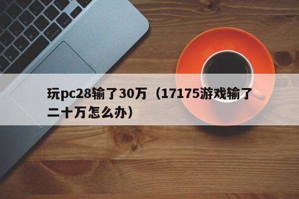 玩pc28输了30万（17175游戏输了二十万怎么办）-第1张图片-pc28